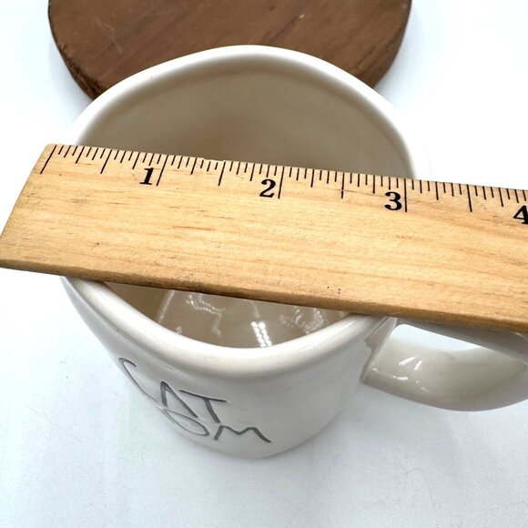 Rae Dunn Cat Mom White Ceramic Coffee Mug With Modern Handwritten Text Design 12 - Picture 7 of 8